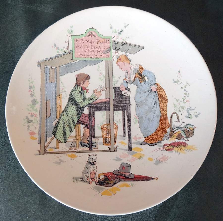 SGN39 Wall Plate by Sarreguemines-1