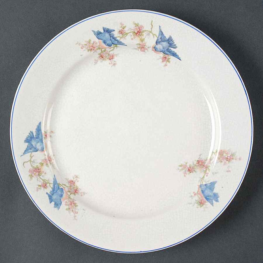 Blue Bird Luncheon Plate by Steubenville-1
