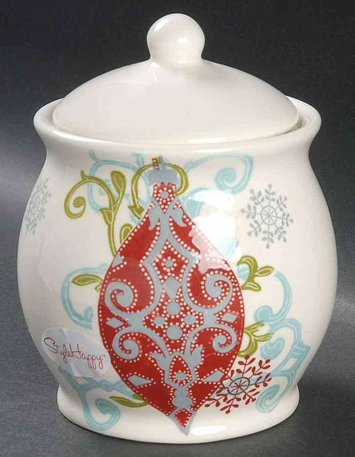 Elegant Ornaments Sugar Bowl & Lid by Style Happy-1