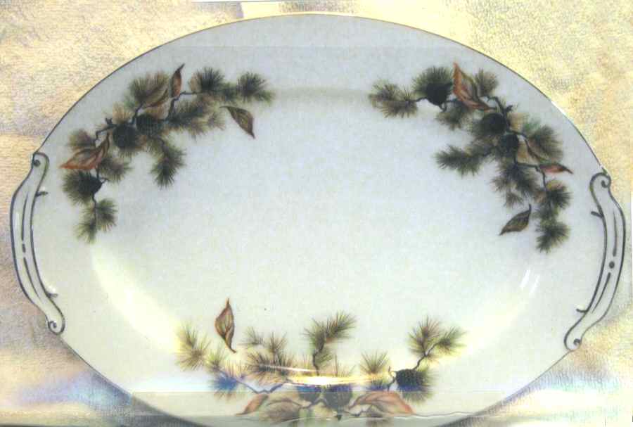 SKY4 16" Oval Serving Platter by Sankyo (Japan)-1