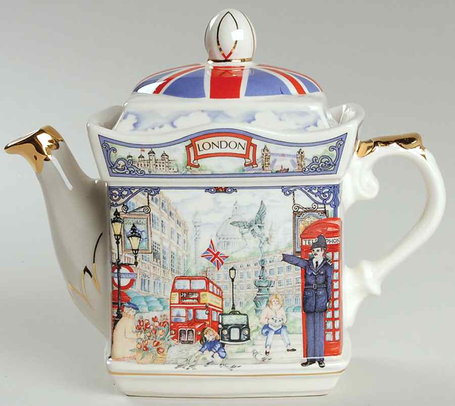 London Heritage Teapot & Lid by Sadler-1