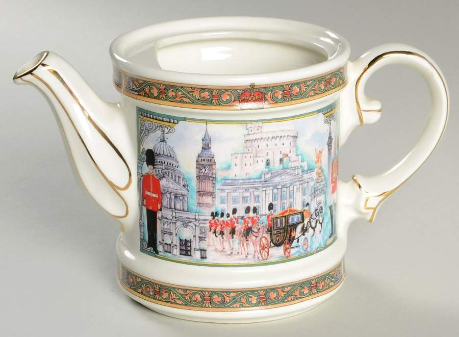 London Heritage Teapot No Lid by Sadler-1