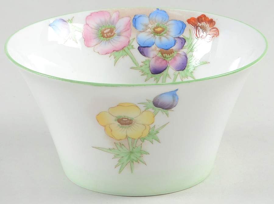 Anemone Bunch Open Sugar Bowl by Shelley-1