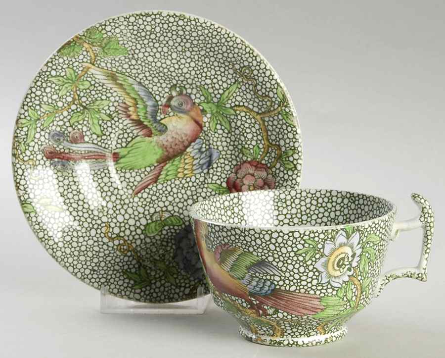 C178 Footed Cup & Saucer Set by Spode-1