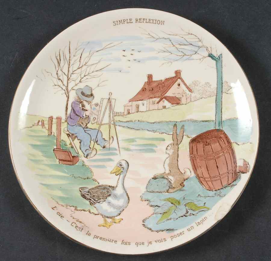 SGN40 Salad Plate by Sarreguemines-1