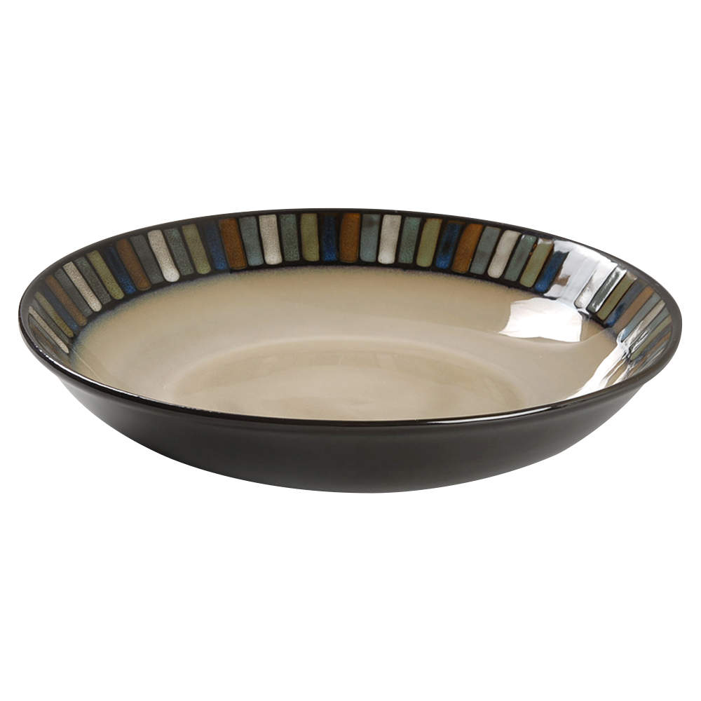 Vallejo Blue 14" Pasta Serving Bowl by Sonoma Home-1