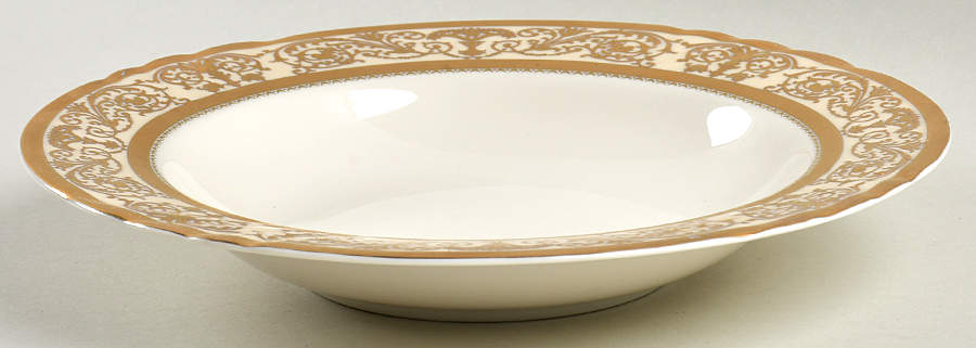 Majesta (Scalloped) Large Rim Soup Bowl by Shinepukur Ceramics-1