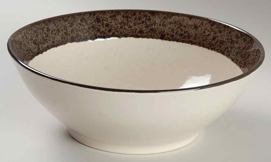 Malibu Black Soup/Cereal Bowl by Sango-1