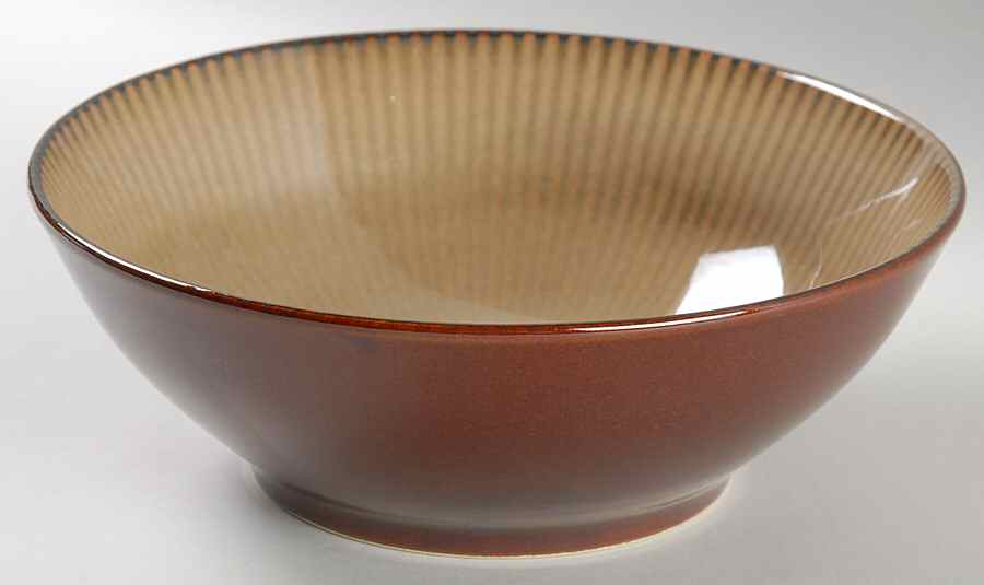 Focus Brown Soup/Cereal Bowl by Sango-1