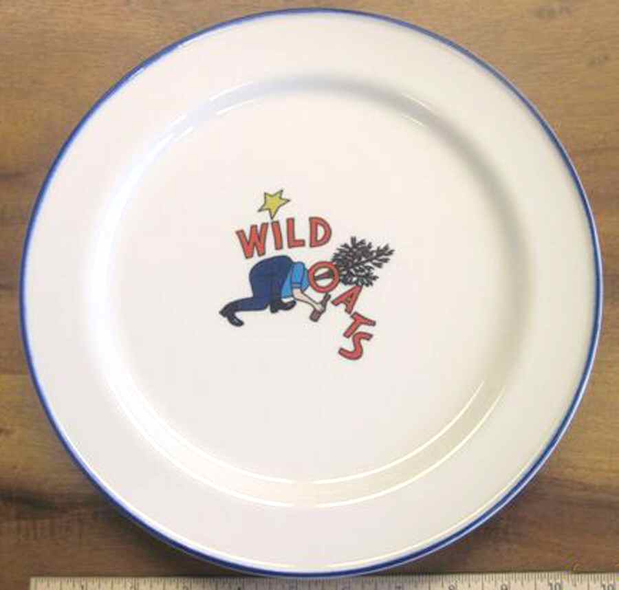 Wild Oats Dinner Plate by Shenango-1