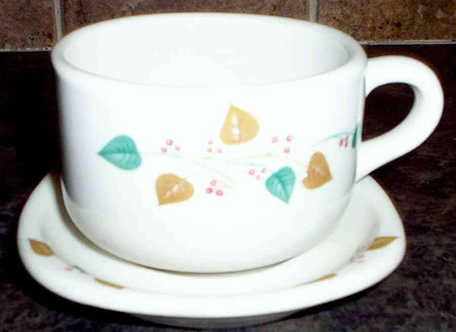 SY995 Flat Cup & Saucer Set by Syracuse-1