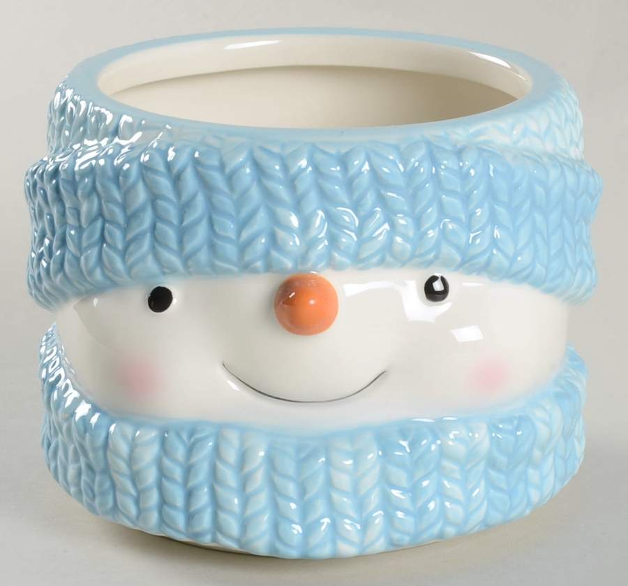 Let It Snow Middle Bowl for (4 Piece) Figural Stacking Set by St Nicholas Square-1
