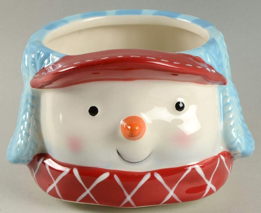 Let It Snow Top Bowl for (4 Piece) Figural Stacking Set by St Nicholas Square-1