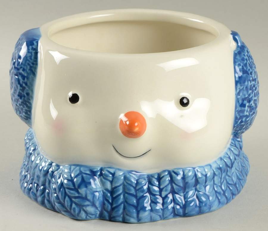 Let It Snow Bottom Bowl for (4 Piece) Figural Stacking Set by St Nicholas Square-1