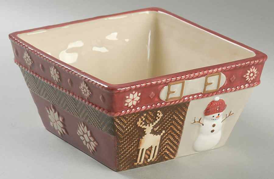 Warm Wishes Square Cereal Bowl by St Nicholas Square-1