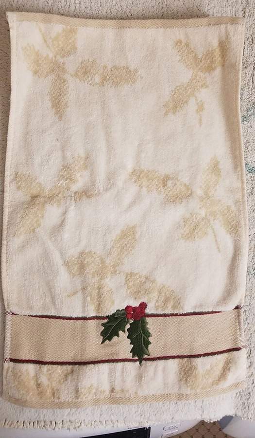 Holly Jolly Fingertip Towel-Cloth by St Nicholas Square-1