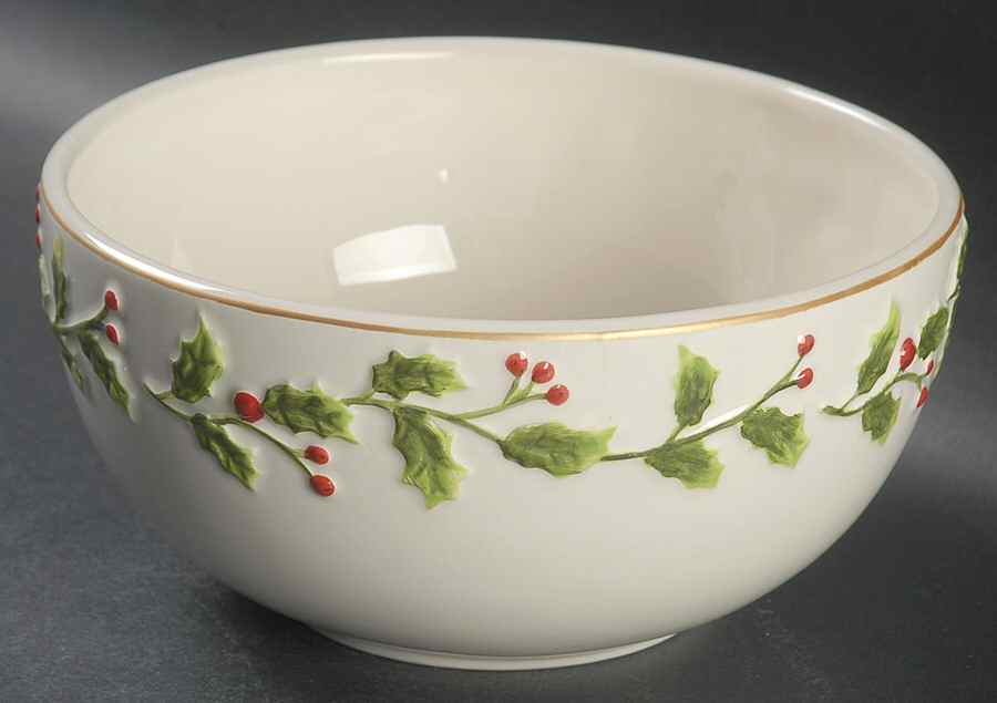 Holly Jolly Coupe Cereal Bowl by St Nicholas Square-1