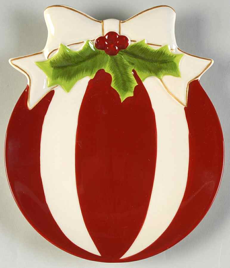 Holly Jolly Figural Salad Plate by St Nicholas Square-1