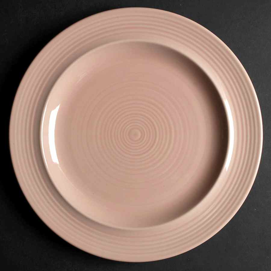Carnivale Light Pink (Pale Pink) 12" Chop Plate (Round Platter) by Signature-1