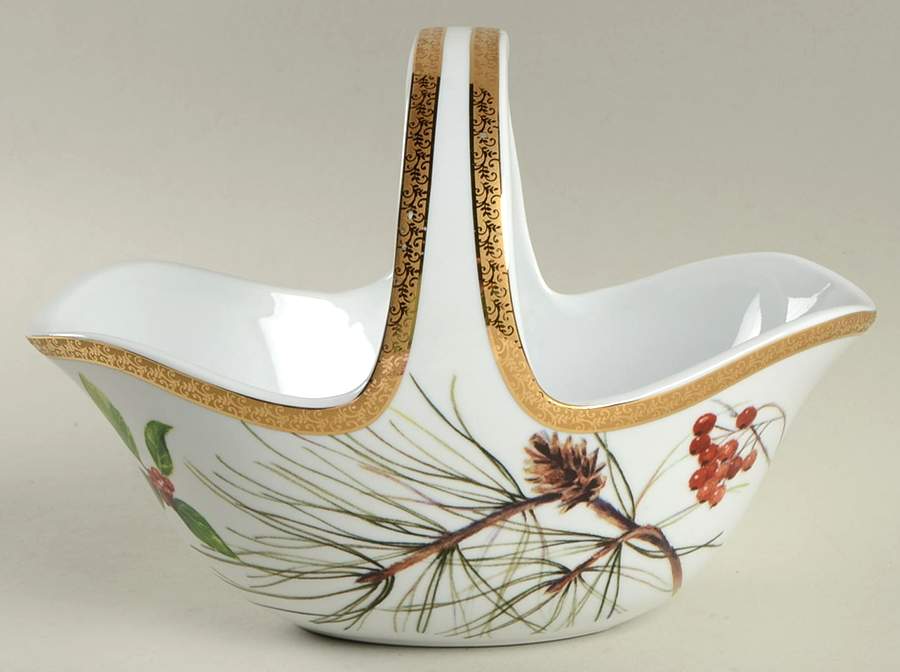 Laurel 7" Oval Handled Bowl by St Nicholas Square-1