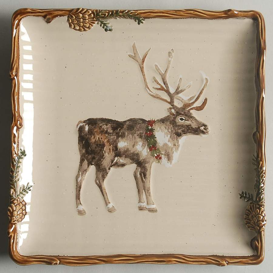 Snow Valley Salad Plate by St Nicholas Square-1