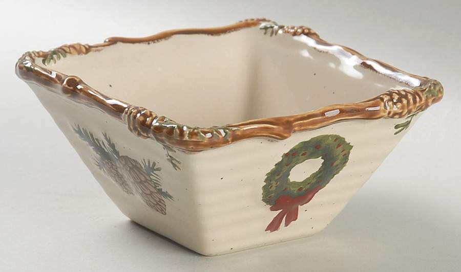 Snow Valley Fruit/Dessert (Sauce) Bowl by St Nicholas Square-1