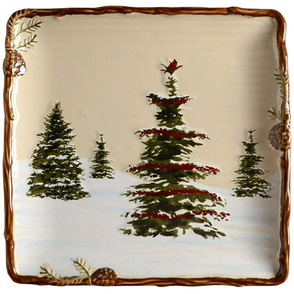 Snow Valley Dinner Plate by St Nicholas Square-1