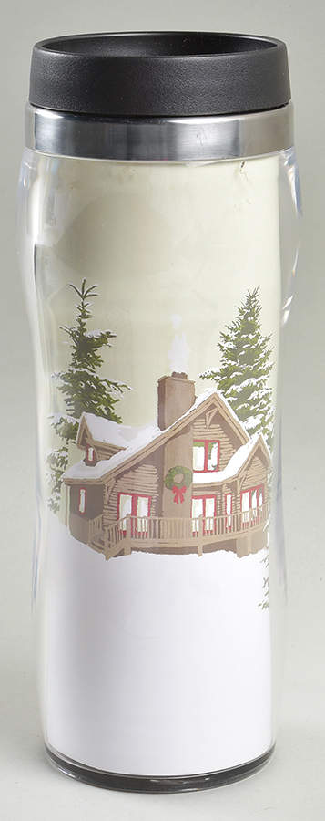 Snow Valley Travel Mug & Plastic Lid by St Nicholas Square-1