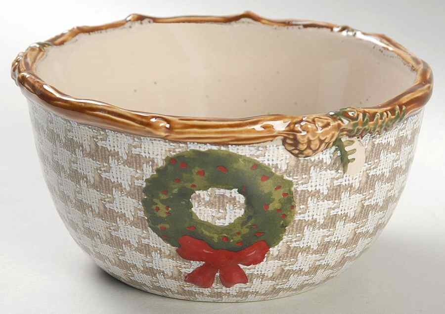 Snow Valley Dip Bowl (for Dip and Spreader) by St Nicholas Square-1
