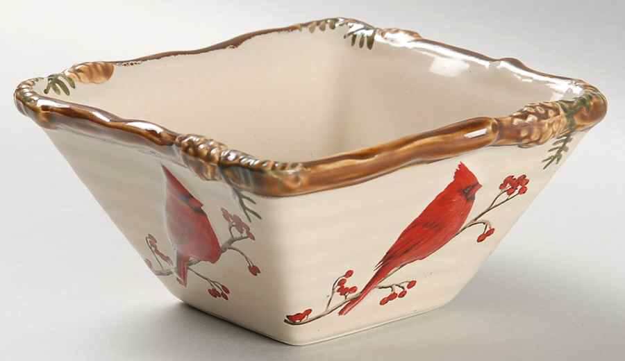 Snow Valley Fruit/Dessert (Sauce) Bowl by St Nicholas Square-1