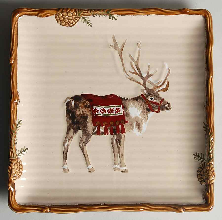 Snow Valley Salad Plate by St Nicholas Square-1