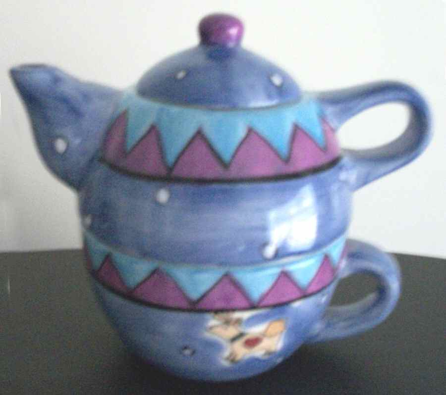 Reindeer Serenade Individual Teapot & Lid by Studio Nova-1