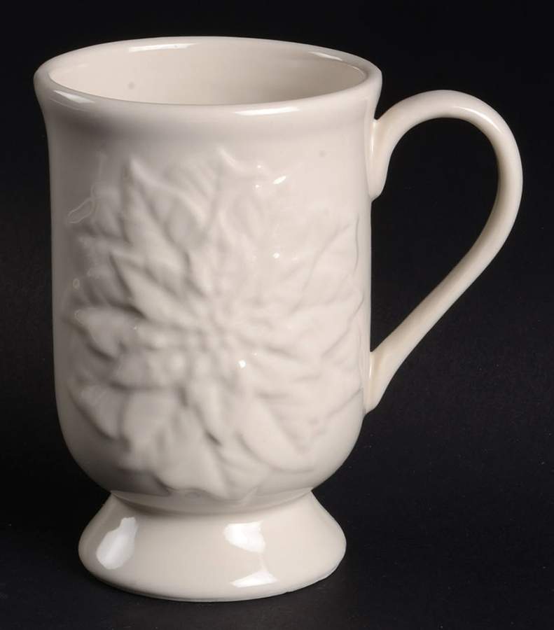Poinsettia Cream Irish Coffee Mug by Sadek-1
