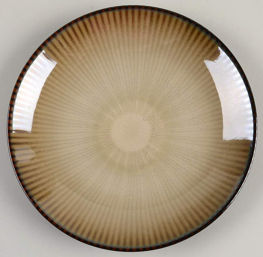 Focus Black Salad Plate by Sango-1