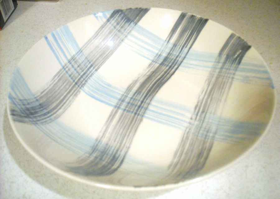 Scots Clan Blue & Charcoal Dinner Plate by Stetson-1