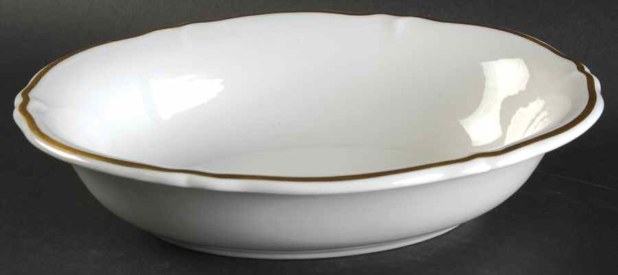 SHO344 9" Oval Vegetable Bowl by Shenango-1