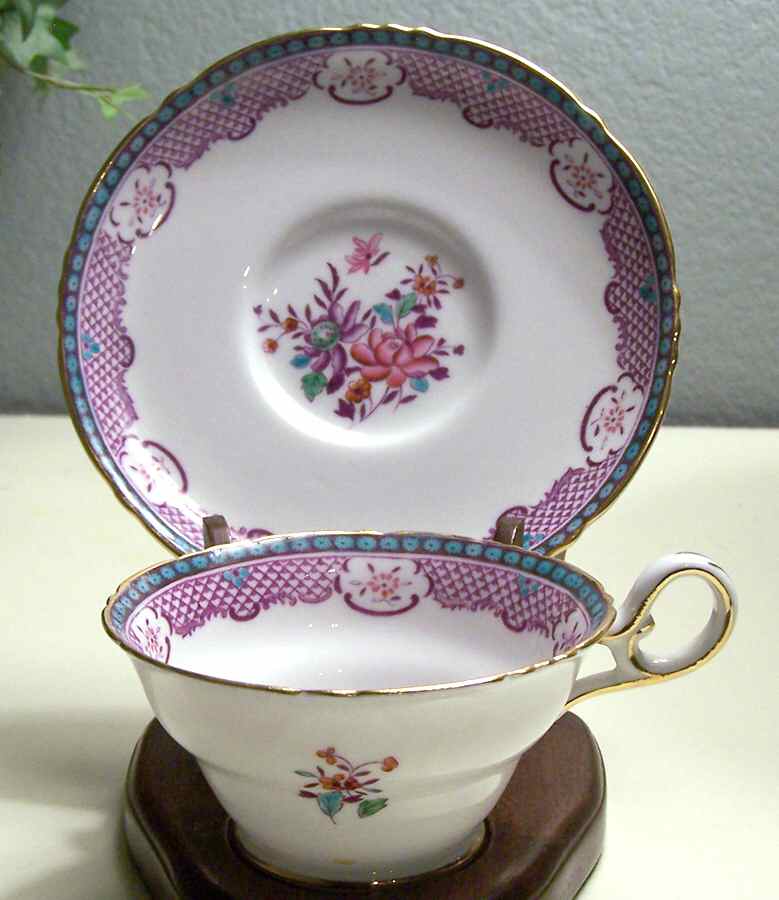 9882 Footed Cup & Saucer Set by Spode-1