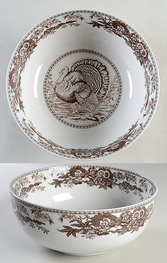 Celebration (Porcelain) 9" Round Serving Bowl by Spode-1