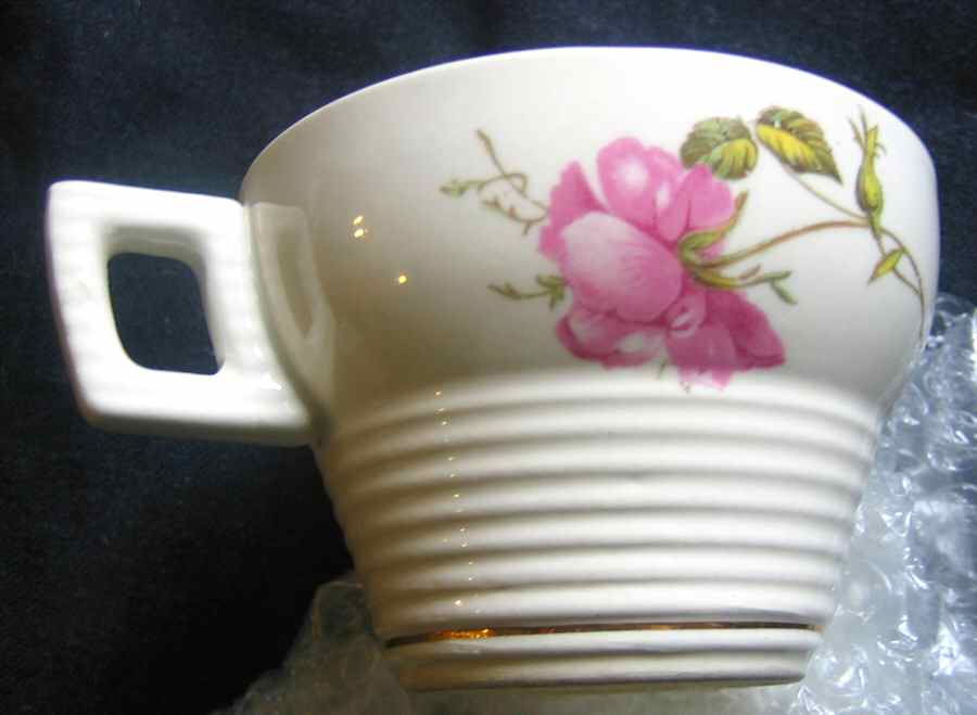 C D Eaton Flat Cup by Sebring Pottery-1