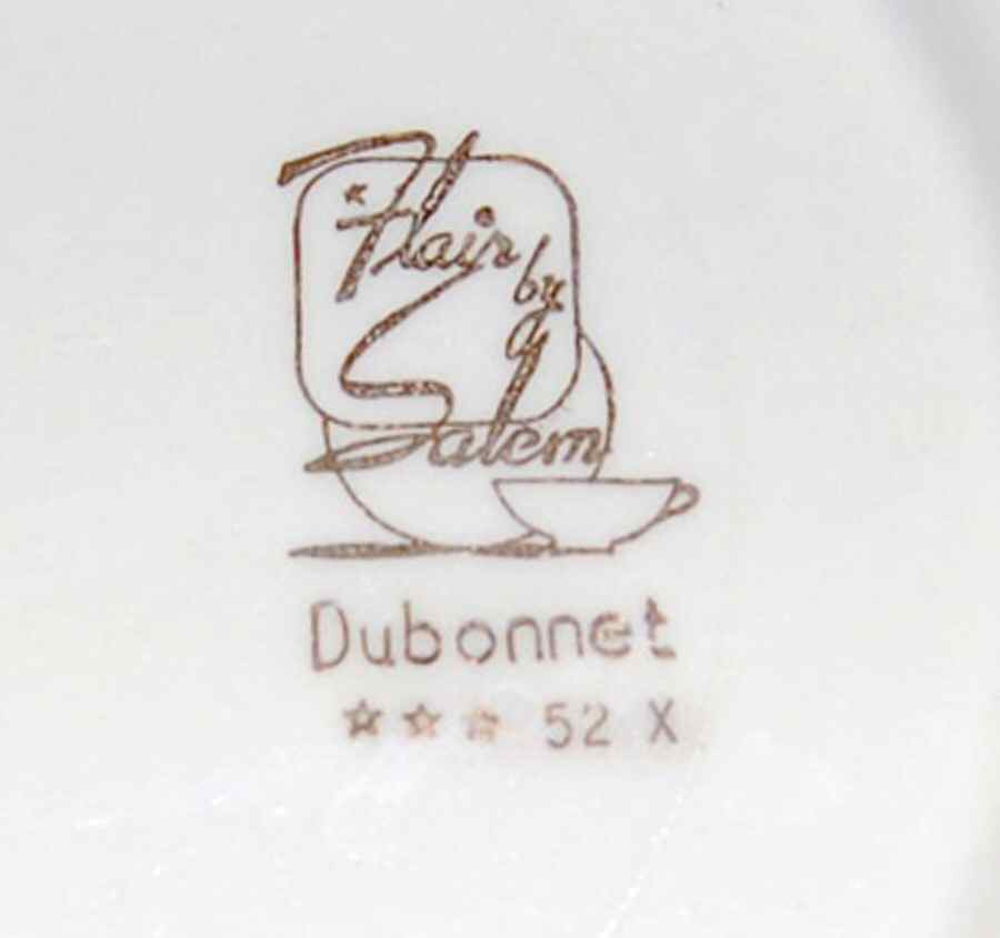 Dubonnet Dinner Plate by Salem-1