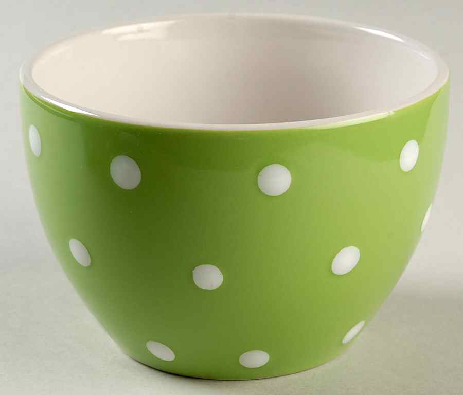 Dots Green 5" Mixing Bowl by Signature-1