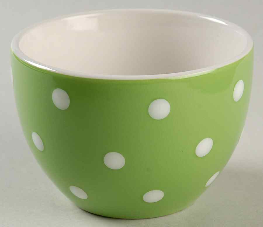 Dots Green 4" Mixing Bowl by Signature-1