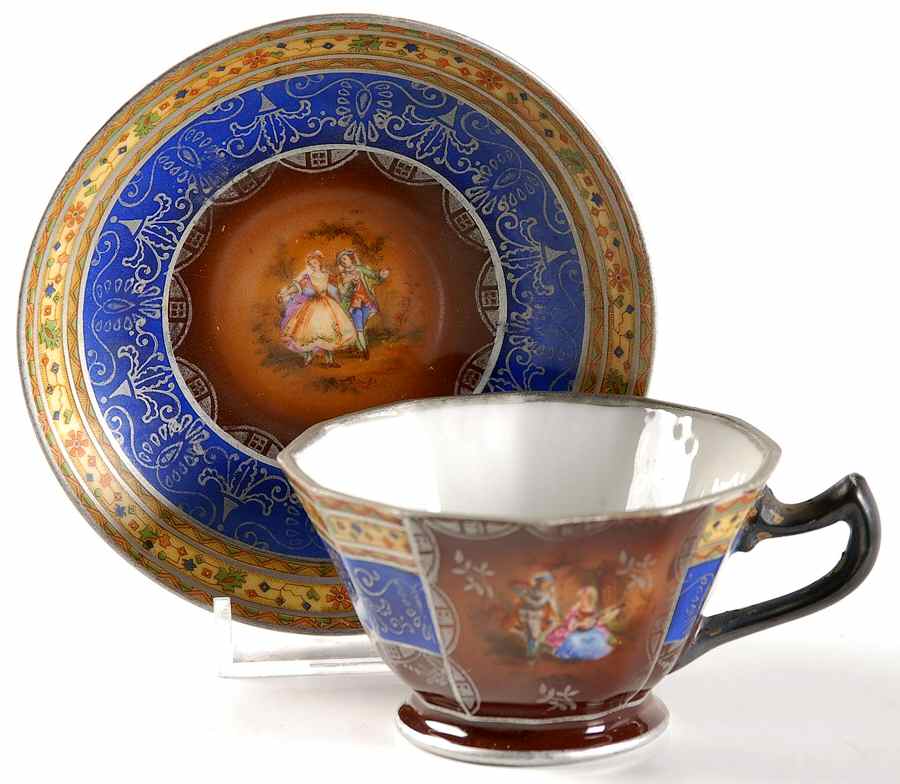 5476 Footed Demitasse Cup & Saucer Set by Haas-Czjzek Coronado-1