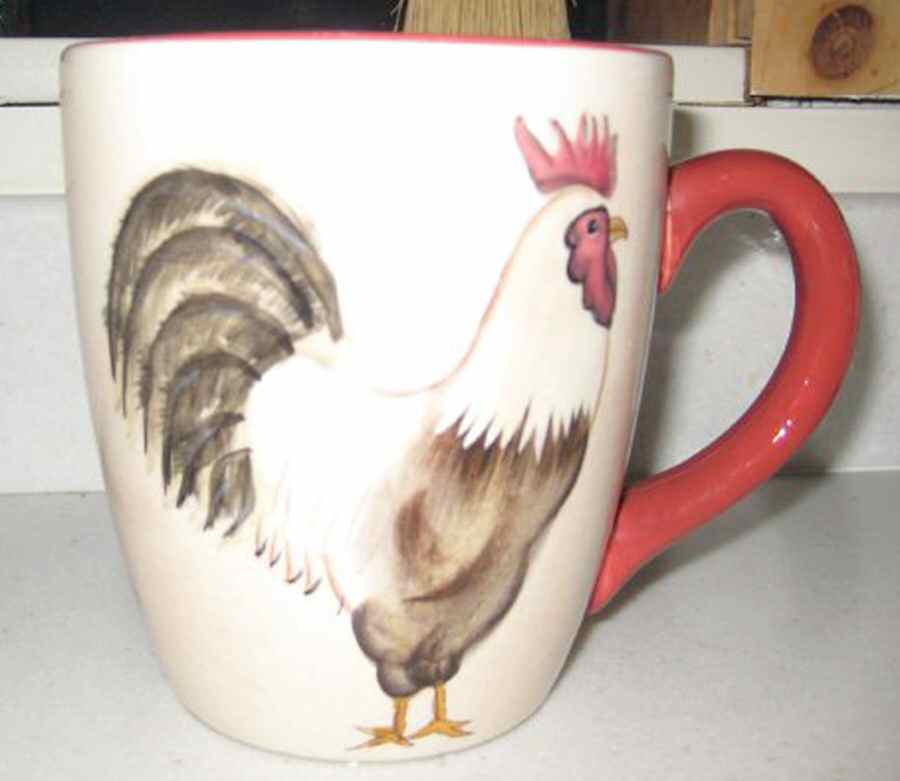 Holiday Rooster Mug by Sakura-1