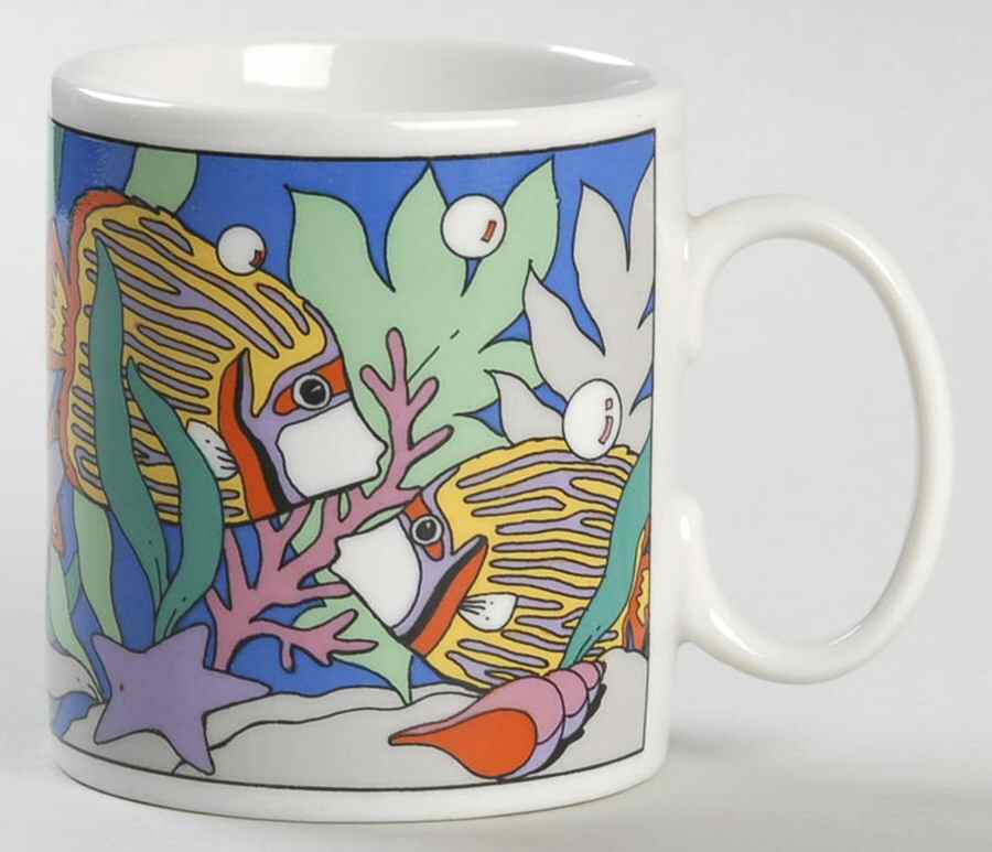 Caribbean (Sealife) Flat Demitasse Cup by Studio Nova-1