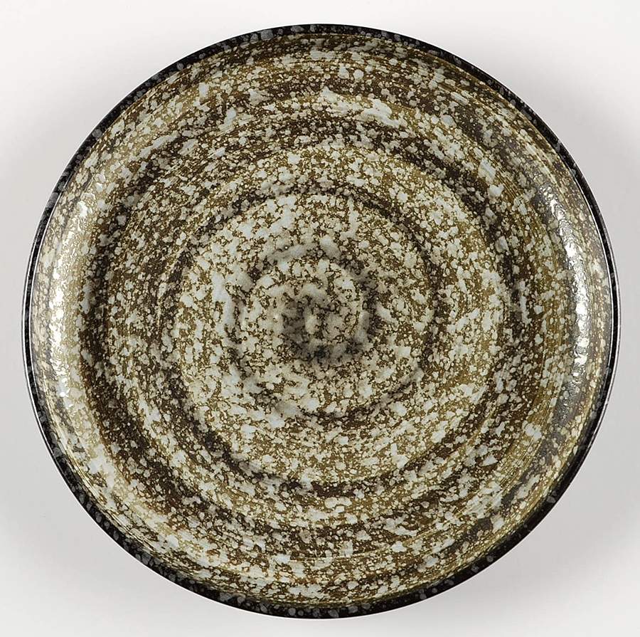 Soho Black Salad Plate by Sango-1