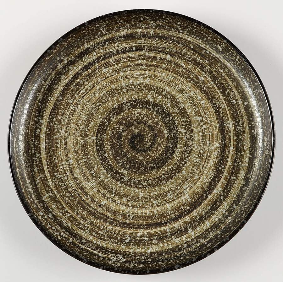 Soho Black Dinner Plate by Sango-1
