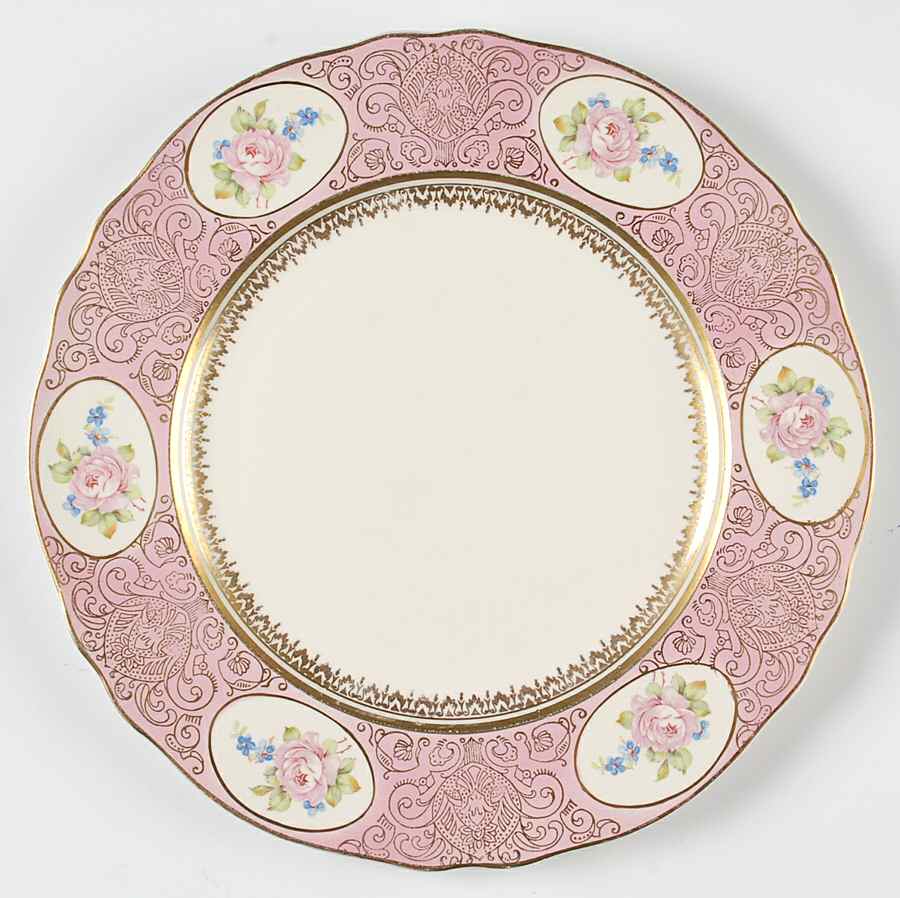 2007 Pink Dinner Plate by Steubenville-1