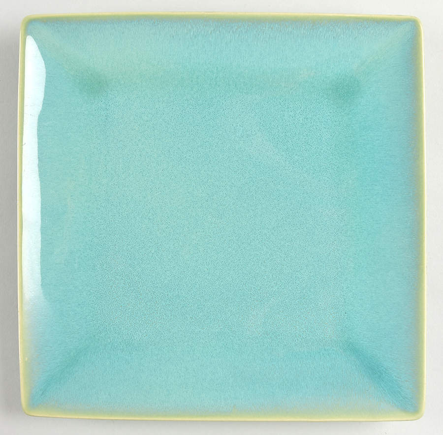San Marino Aqua Square Salad Plate by Sonoma Home-1