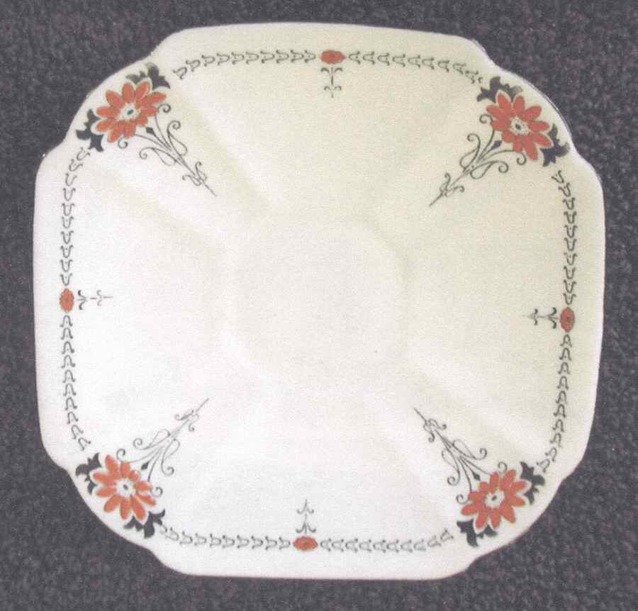 Coral Daisy Saucer by Shelley-1